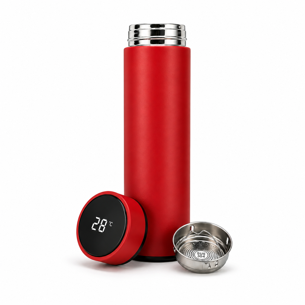 VASO TÉRMICO SMART COFFEE CON VISOR DE TEMPERATURA